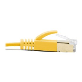 1M Xclio Yellow Flat CAT7 Cable