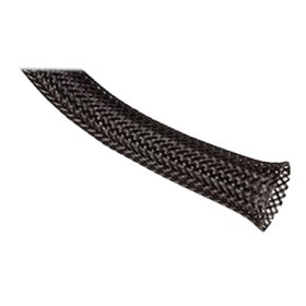 2m Braided Cable Tidy Sleeving Expandable - Black