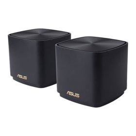 ASUS Dual-Band ZenWiFi XD4 Plus (2-Pack) AX1800 Home Mesh WiFi System - Black