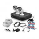 (image for) Swann 2 x Camera CCTV Security Kit, HD 3MP with 4 Channel DVR 1TB Pre-installed
