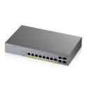 (image for) Zyxel 8-Port GS1350-12HP Smart Managed PoE Gigabit Switch with GbE Uplink