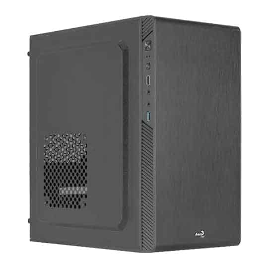 Aerocool MicroATX Mini Tower Case, Supports 4x 120mm Fans, USB 3.0