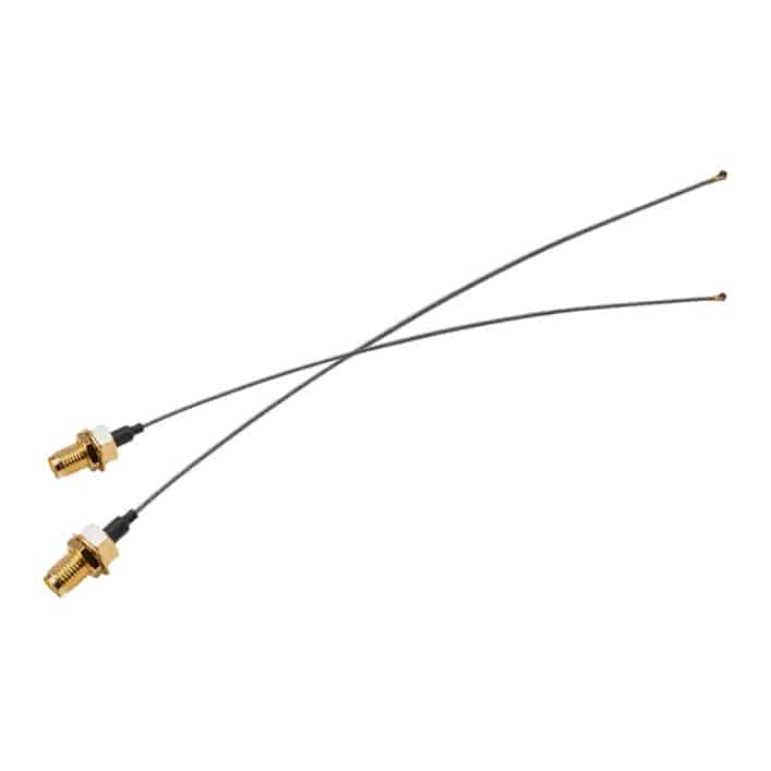 (image for) Akasa I-PEX MHF4L to RP-SMA Female Pigtail Cable - 2pcs/pack