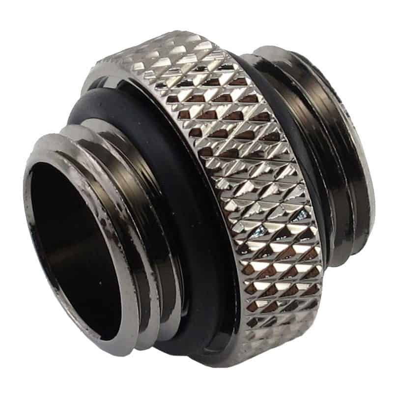 XSPC G1/4 5mm Male To Male Fitting - Black Chrome