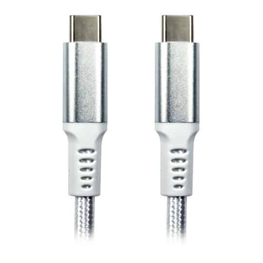 XClio 1.8m USB 3.1 Type-C Braided Cable White