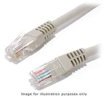 Xclio CAT6 0.25M Snagless Moulded Gigabit Ethernet Cable RJ45 Grey