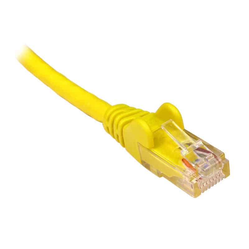 Xclio CAT6 1M Snagless Moulded Gigabit Ethernet Cable RJ45 Yellow