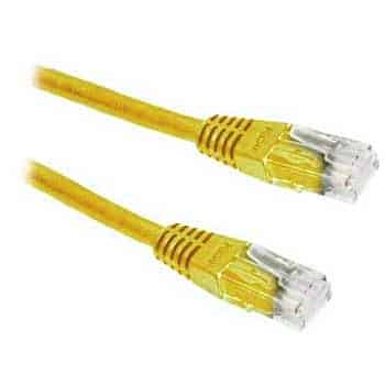 Xclio CAT6 2M Snagless Moulded Gigabit Ethernet Cable RJ45 Yellow