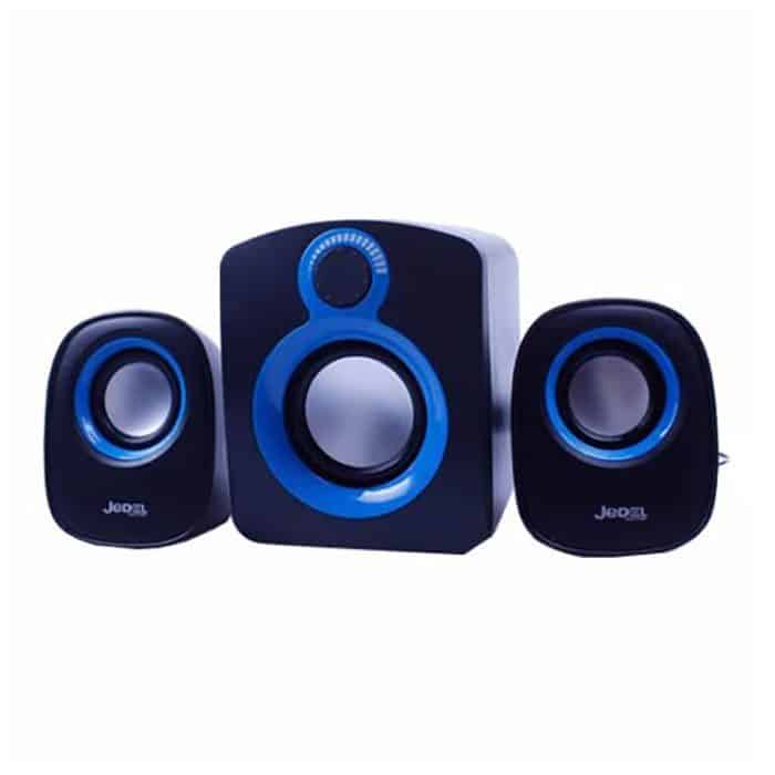 (image for) Xclio Compact 2.1ch with Subwoofer Desktop Speakers USB Bus Powered with Built in Soundcard