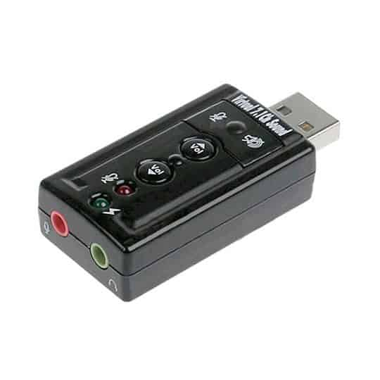 Xclio External USB 7.1Ch Sound Card Adaptor with Dual 3.5mm Jacks