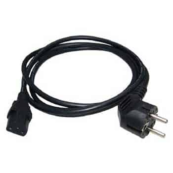 Xclio Power / Kettle Lead 1.8m EURO 2 Pin Power Cord/Cable - Black