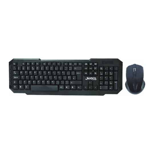 (image for) Xclio WS-880B Wireless Gaming Keyboard and 3 Button Mouse 2.4GHz with Nano USB Black