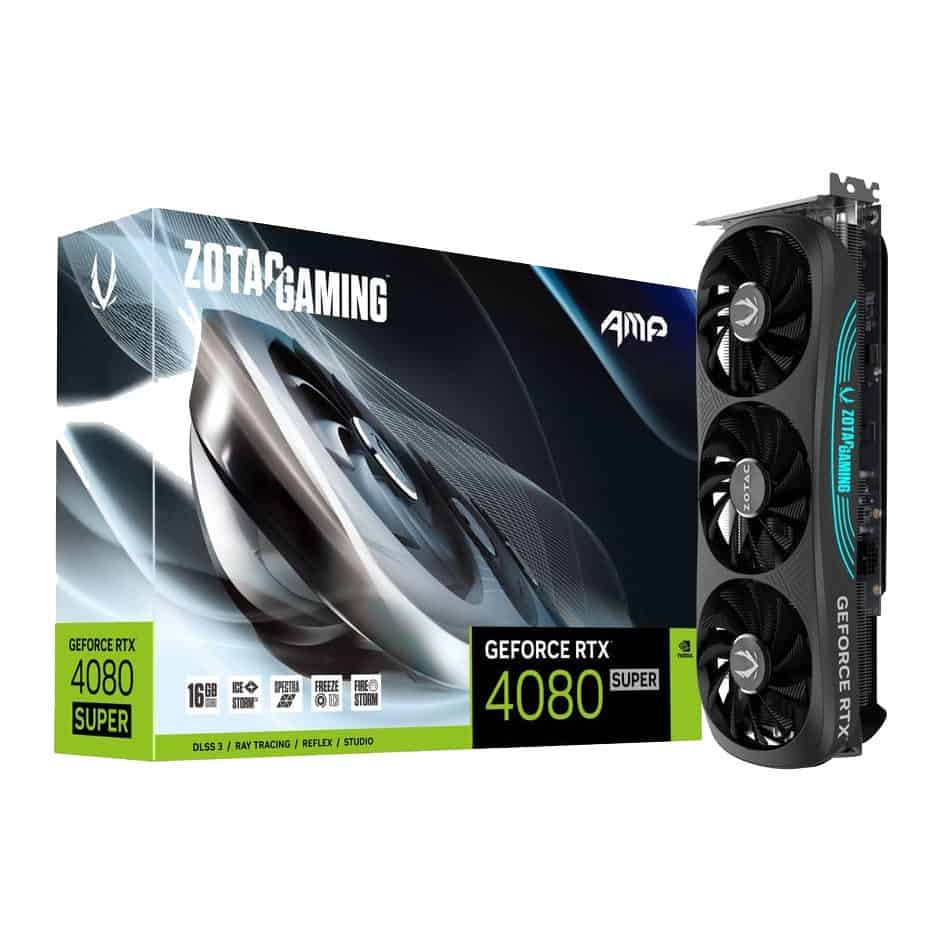 ZOTAC NVIDIA GeForce RTX 4080 SUPER 16GB Ada Lovelace Graphics Card