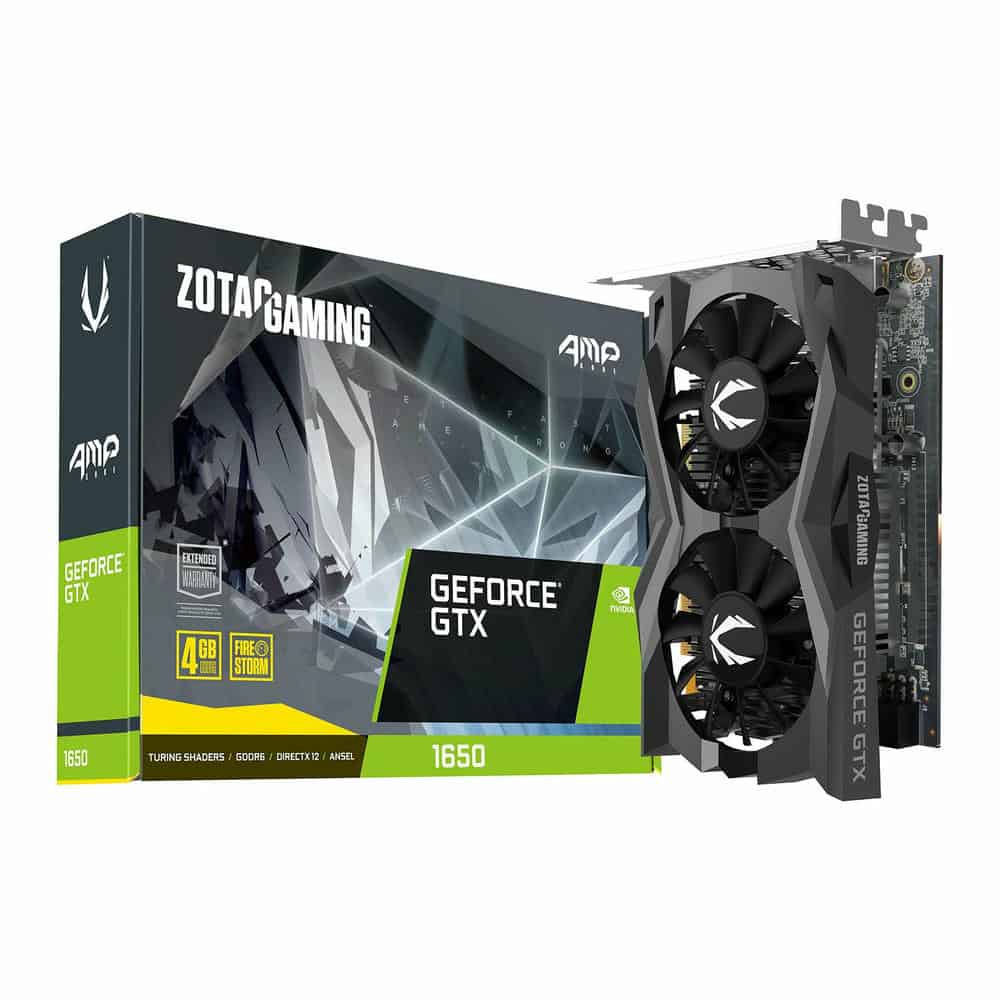 Zotac NVIDIA GeForce GTX 1650 4GB AMP Core Turing Graphics Card