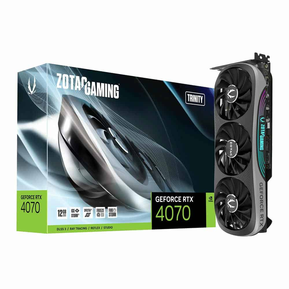 Zotac NVIDIA GeForce RTX 4070 12GB Trinity Ada Lovelace Graphics Card