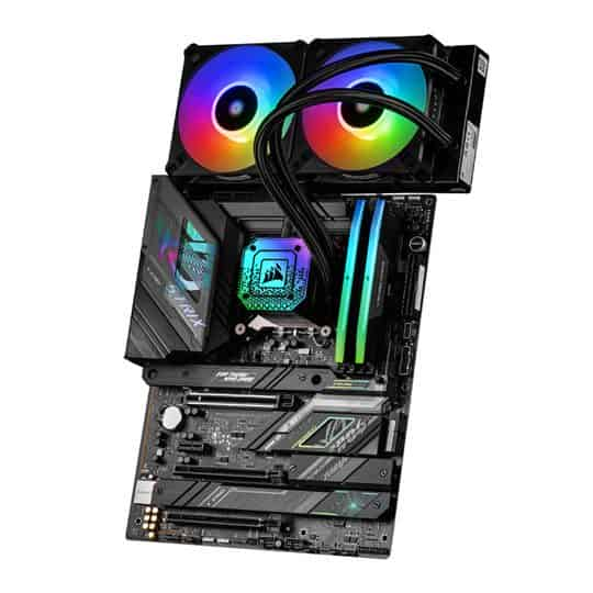 Z790 STRIX Gaming, Intel Core i7 14700K, ASUS ROG STRIX Z790-F WIFI, 32GB DDR5, Corsair H100i ELITE CAPELLIX XT