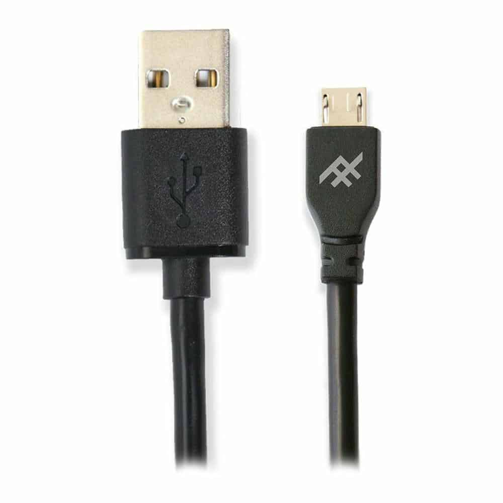 (image for) iFrogz UniqueSync USB A to Micro USB Charge & Sync Durable Cable 2.1A 3M Black