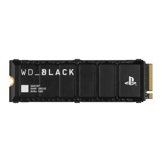 WD Black SN850P Heatsink Official PS5 2TB M.2 PCIe 4.0 NVMe SSD/Solid State Drive PS5/PC