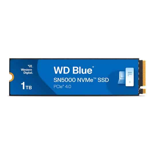 WD Blue SN5000 1TB M.2 PCIe 4.0 NVMe SSD-Solid State Drive