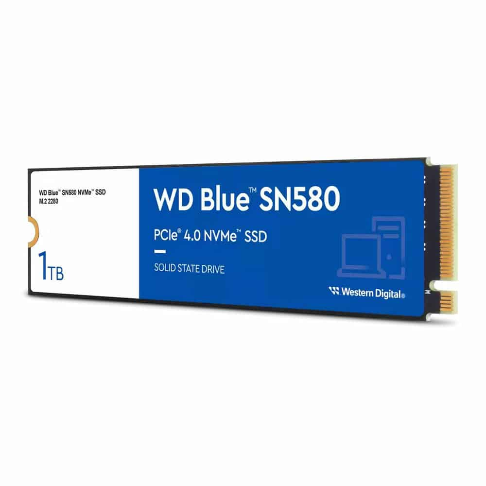 (image for) WD Blue SN580 1TB M.2 PCIe 4.0 NVMe SSD/Solid State Drive