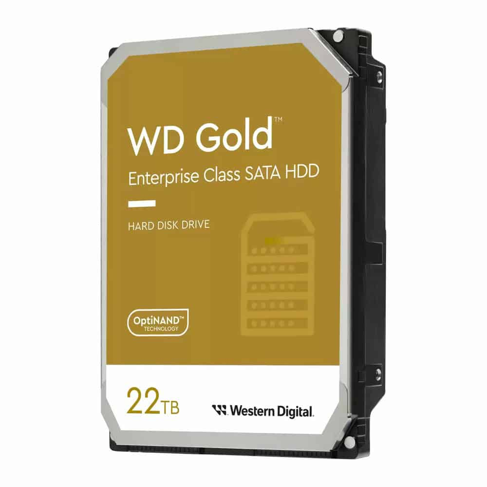 WD Gold 22TB 3.5- Enterprise SATA HDD-Hard Drive 7200rpm