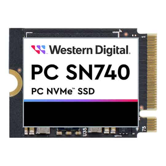 WD PC SN740 512GB M.2 2230 PCIe4 NVMe SSD/Solid State Drive (Perfect for Steam Deck & ROG Ally)