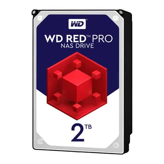 WD Red Pro 2TB NAS 3.5" SATA HDD/Hard Drive 7200rpm