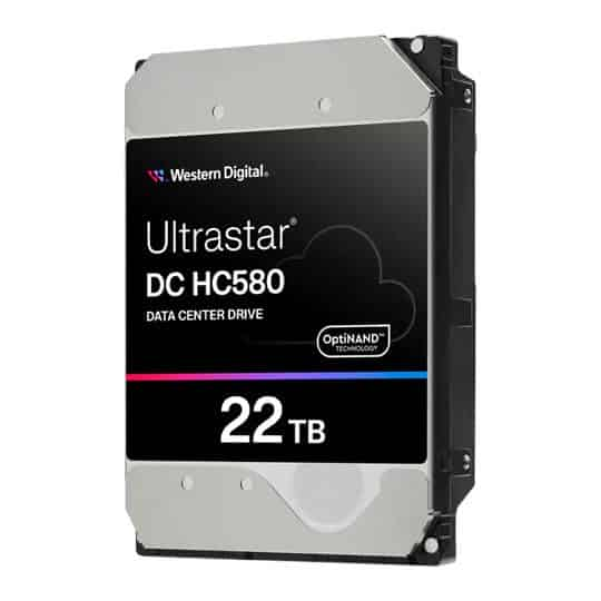 WD Ultrastar DC HC580 SE NP3 22TB 3.5- SATA Hard Disk Drive 7200rpm