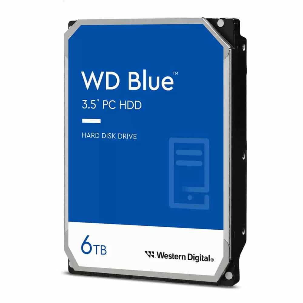 Western Digital 6TB Blue 3.5" SATA HDD/Hard Drive