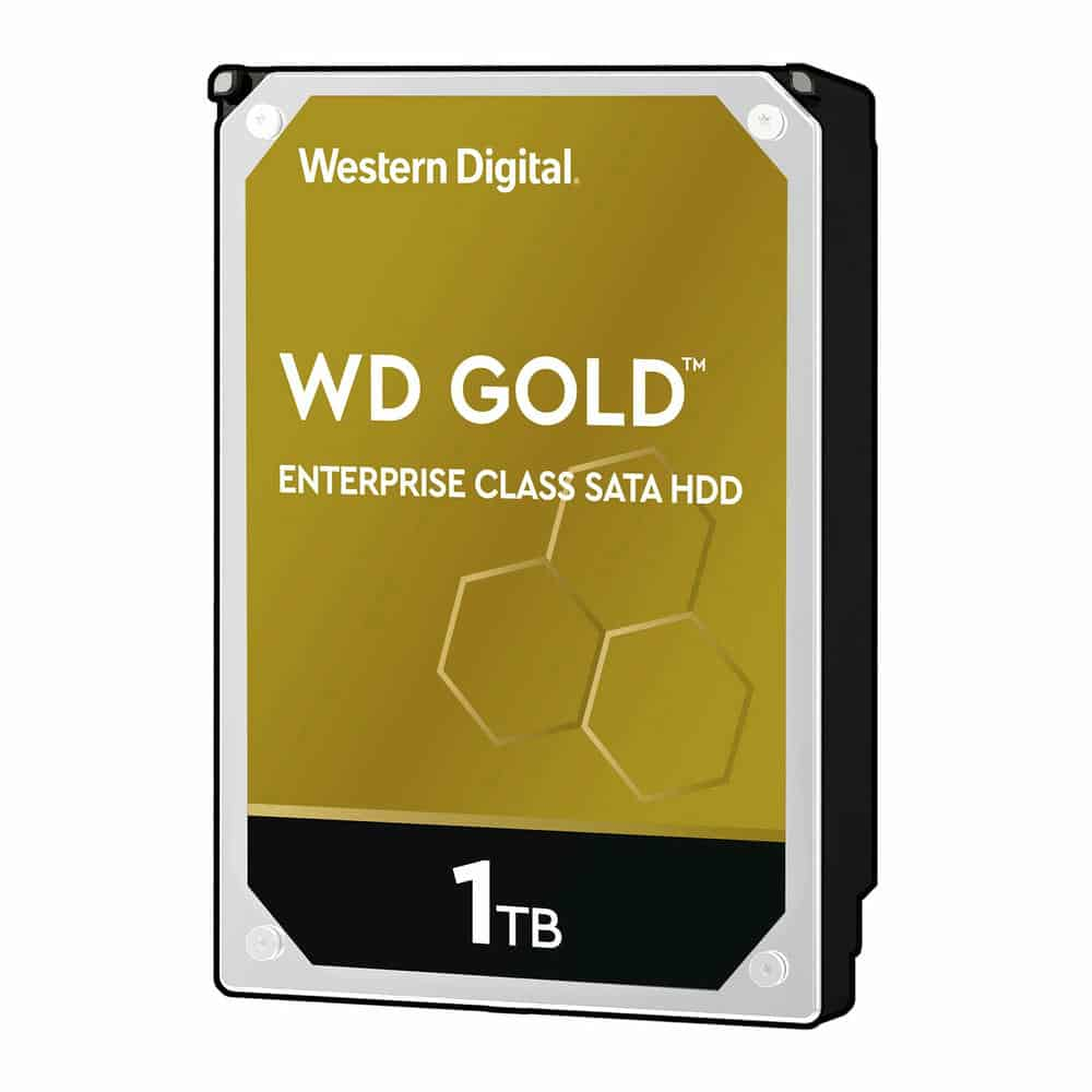 Western Digital Gold 1TB 3.5- SATA HDD-Hard Drive 7200rpm