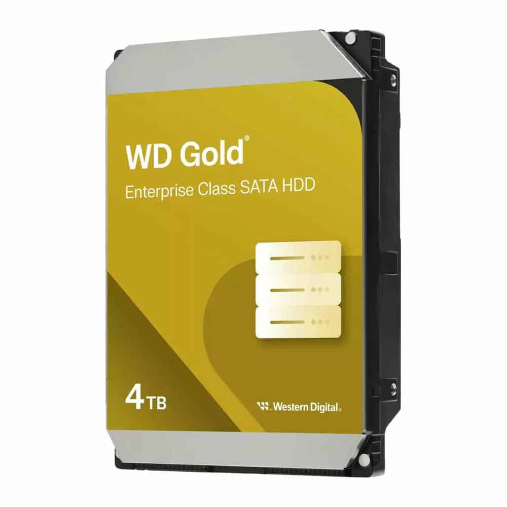 Western Digital Gold Enterprise Class 4TB 3.5- Enterprise SATA HDD-Hard Drive